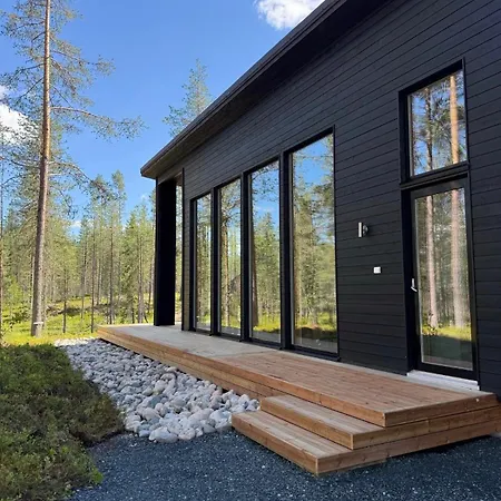 Semesterbostad New 2026 Aidu Private Lakefront Ruka, 2 Saunas