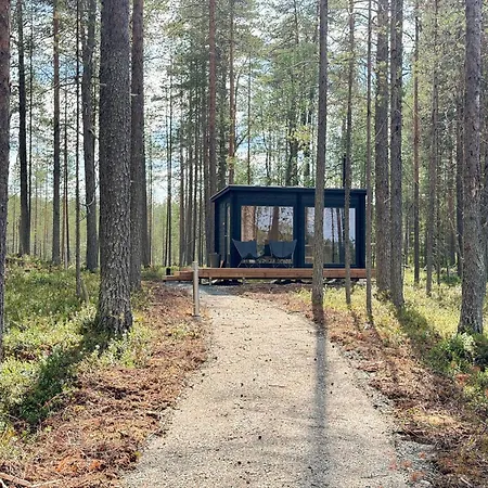 Semesterbostad New 2026 Aidu Private Lakefront Ruka, 2 Saunas *