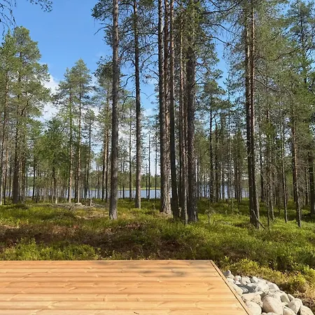 Semesterbostad New 2026 Aidu Private Lakefront Ruka, 2 Saunas *