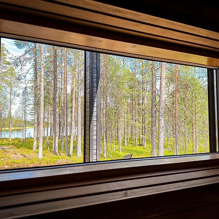 New 2026 Aidu Private Lakefront Ruka, 2 Saunas Semesterbostad *
