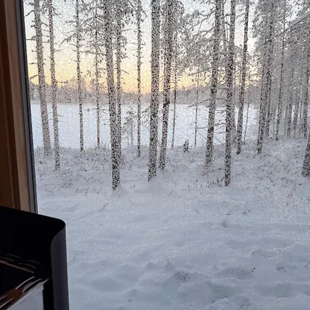 Semesterbostad New 2026 Aidu Private Lakefront Ruka, 2 Saunas *